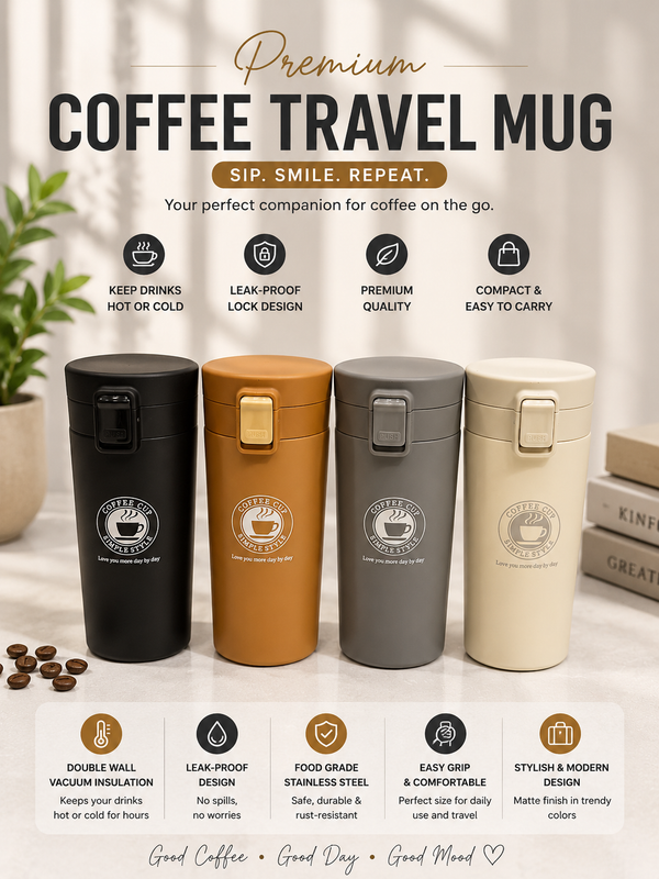 Premium Coffee Travel Mug